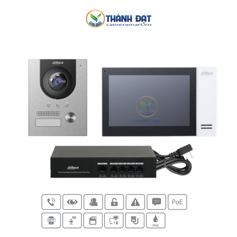 Bộ chuông cửa có hình DAHUA KTP01L